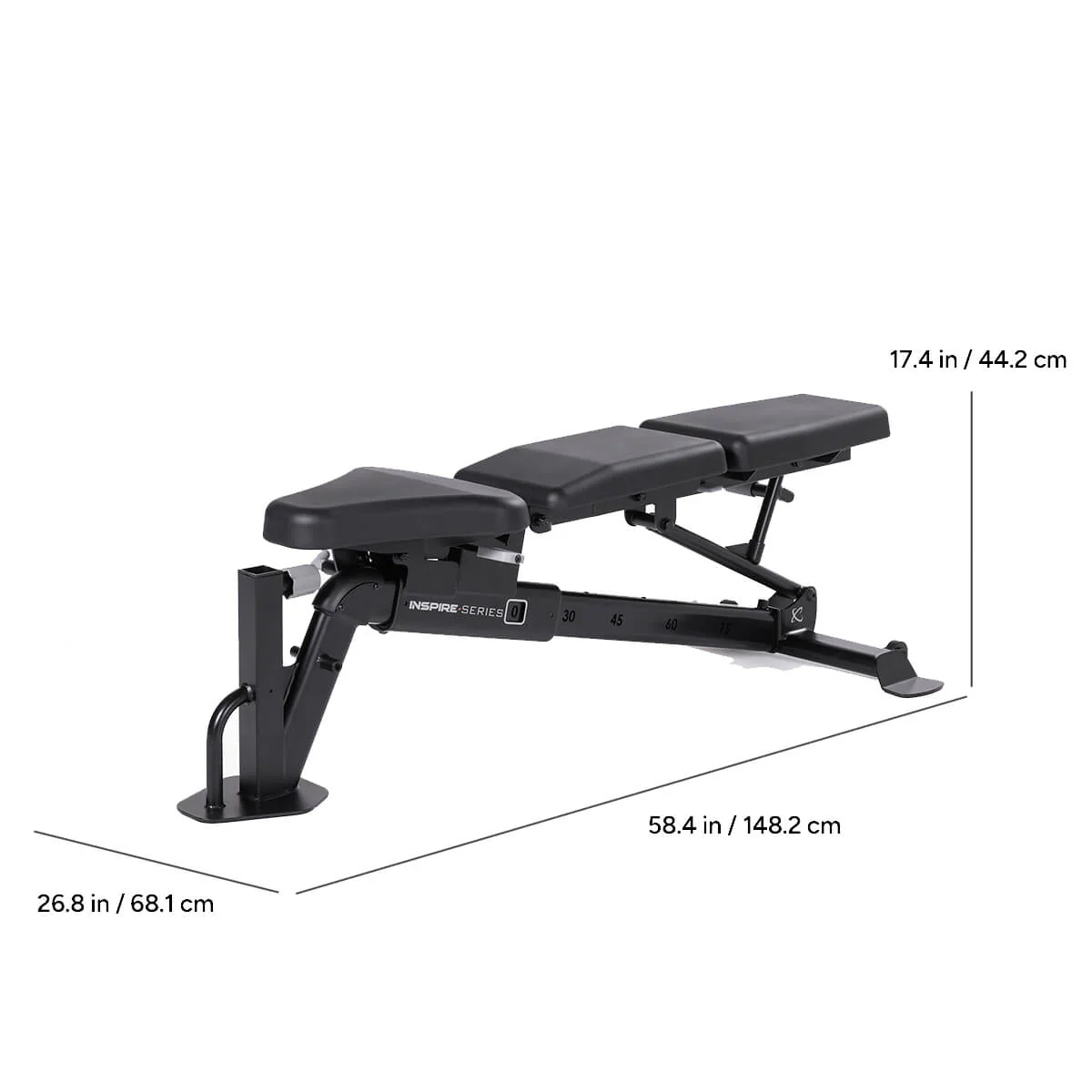 Inspire FID7 Pro Adjustable Bench - Image 4