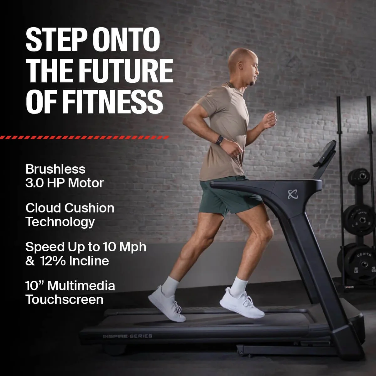 Inspire Series T4S Treadmill - Image 9