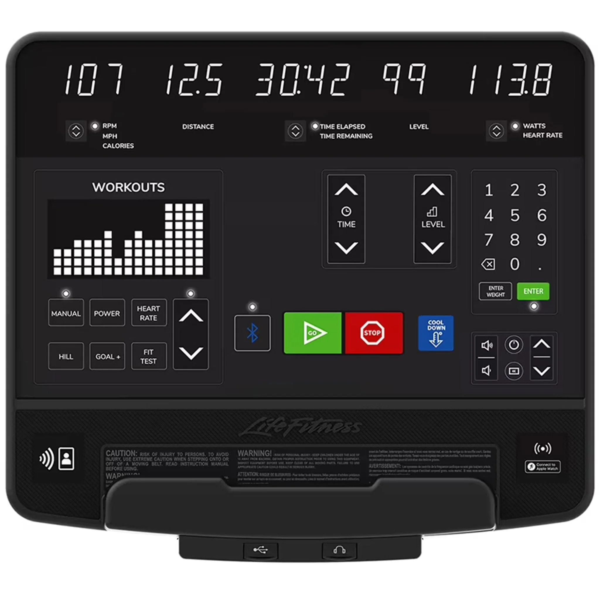 Life Fitness Club Series+ Elliptical Cross-Trainer - Image 6