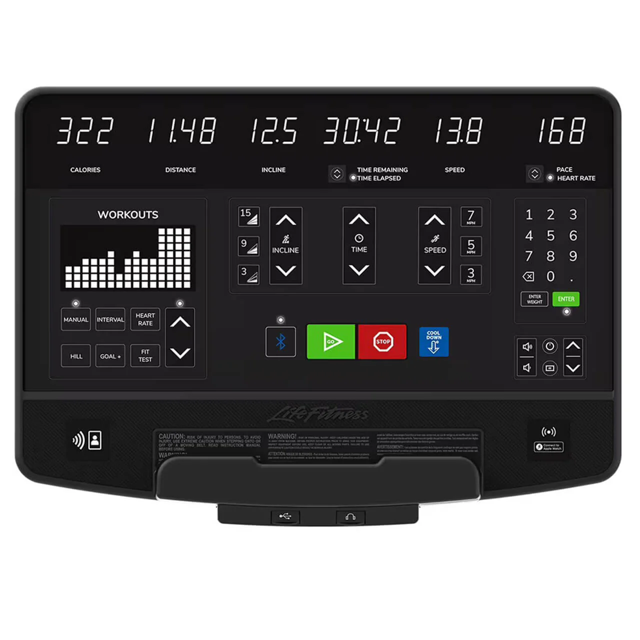 Life Fitness Club Series+ Treadmill - Image 5
