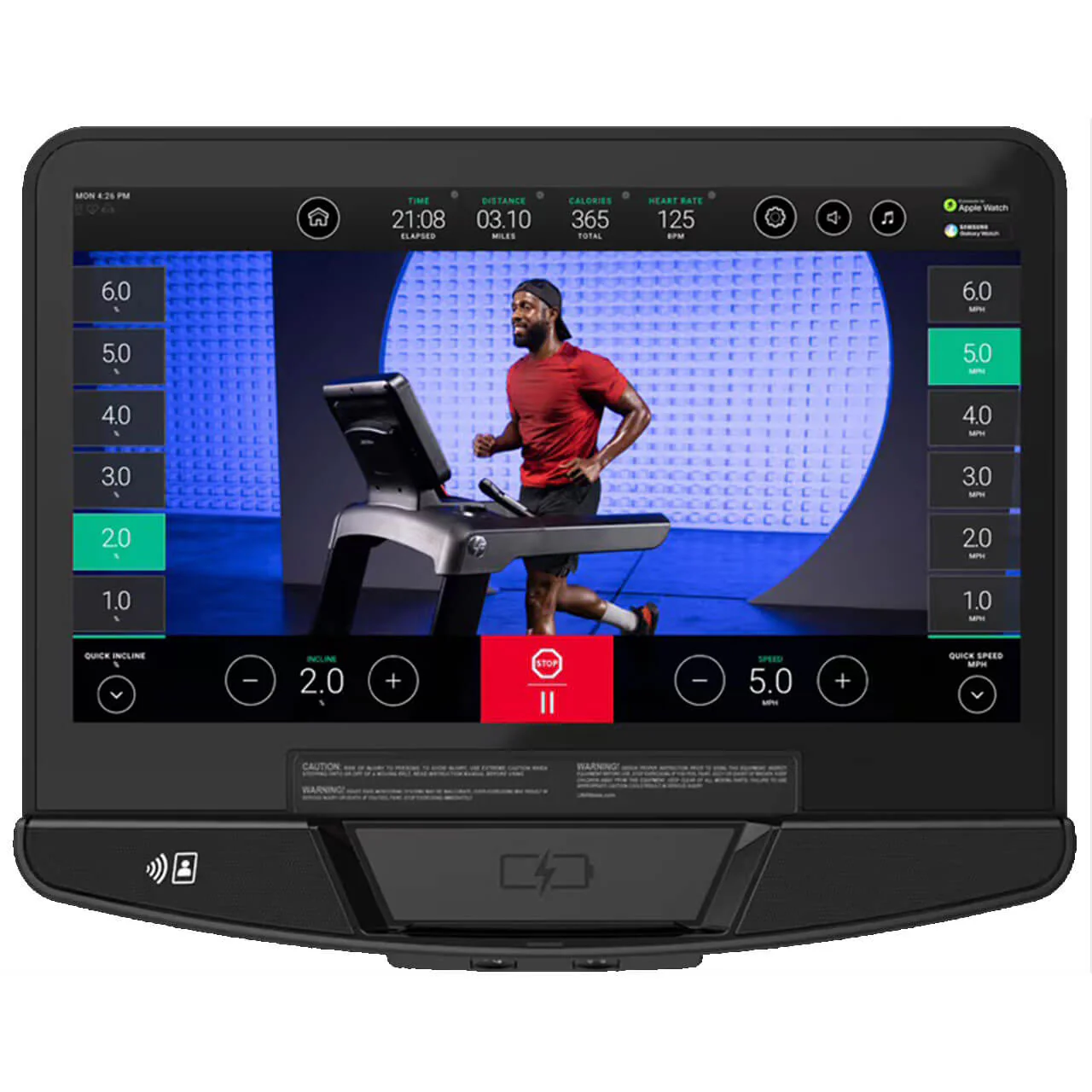 Life Fitness Club Series+ Treadmill - Image 6