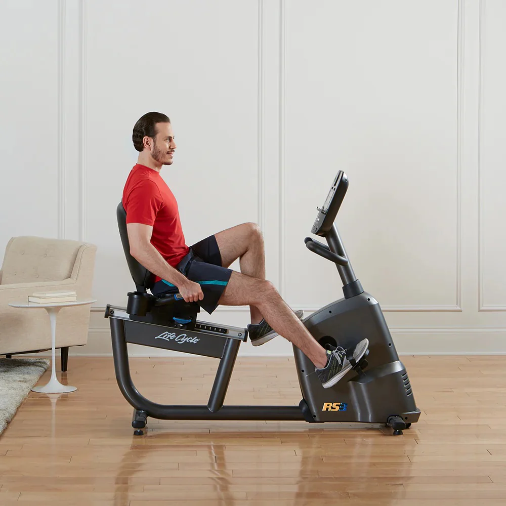 Life Fitness RS3 Lifecycle Recumbent Exercise Bike - Image 5