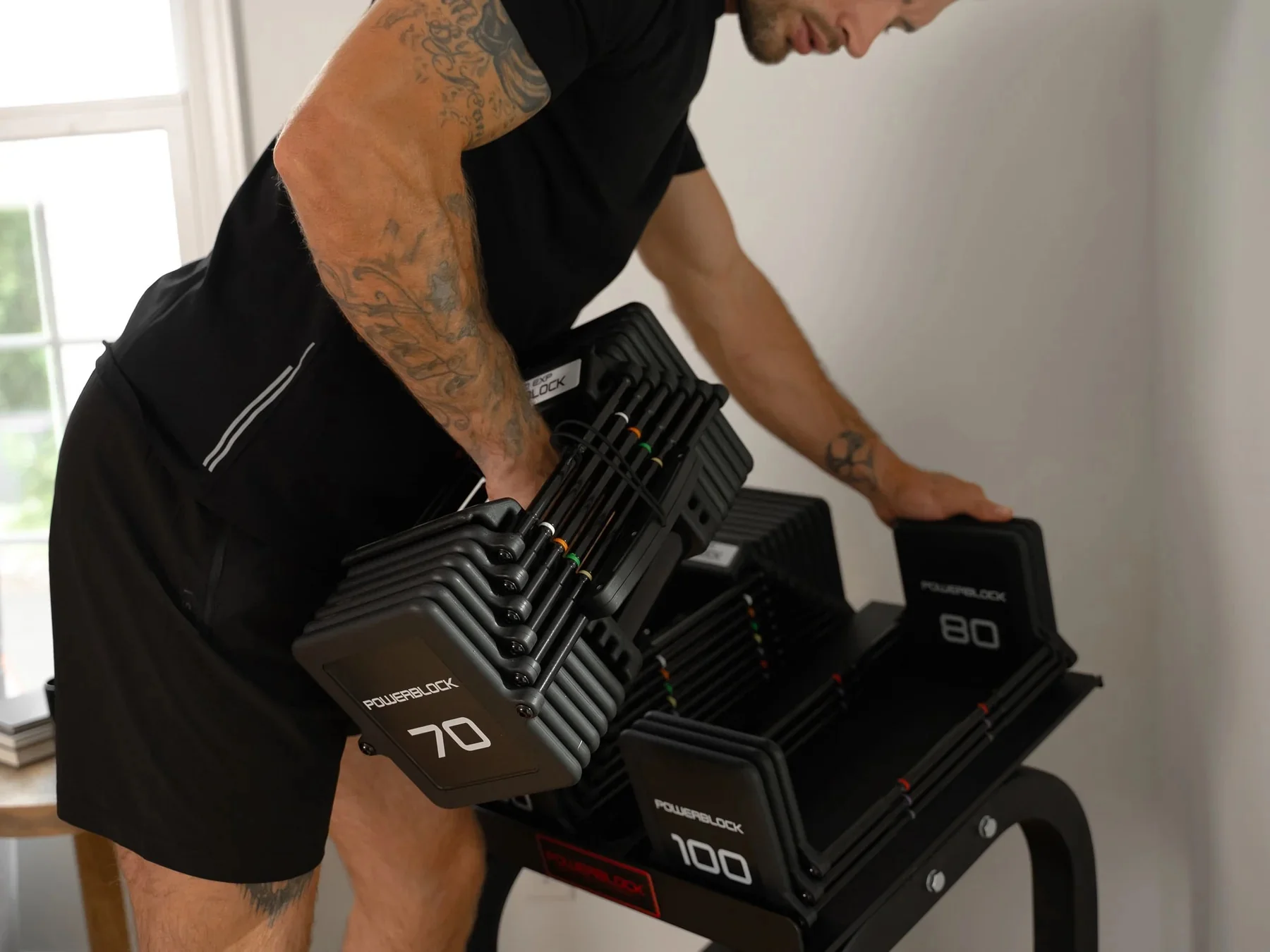 PowerBlock Pro 100 EXP Adjustable Dumbbells - Image 8