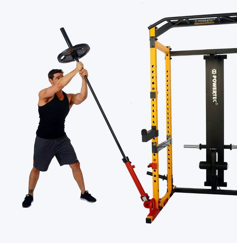 Powertec Power Rack Barbell Landmine Attachment - Image 3
