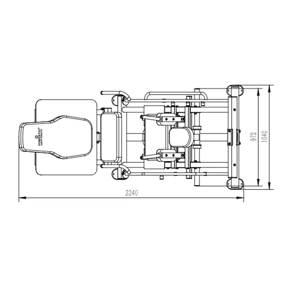 Powertec Leg Press | Hack Squat Combo - Image 4