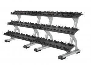 Precor Discovery Series 3 Tier, 10 Pair Dumbbell Rack (DBR0814) - Image 5