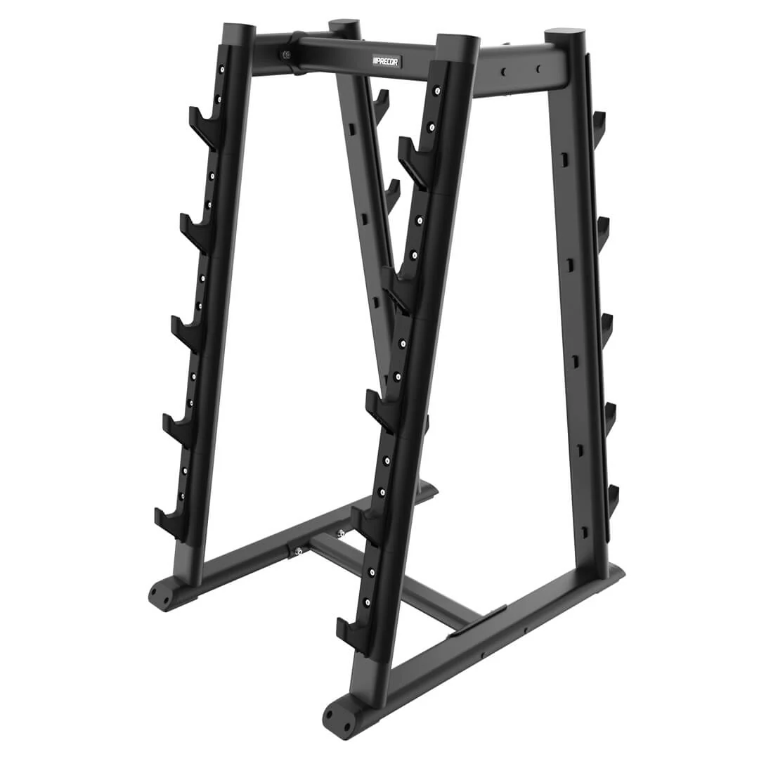 Precor Vitality Series 10-Pair Barbell Rack (VBR 6808)