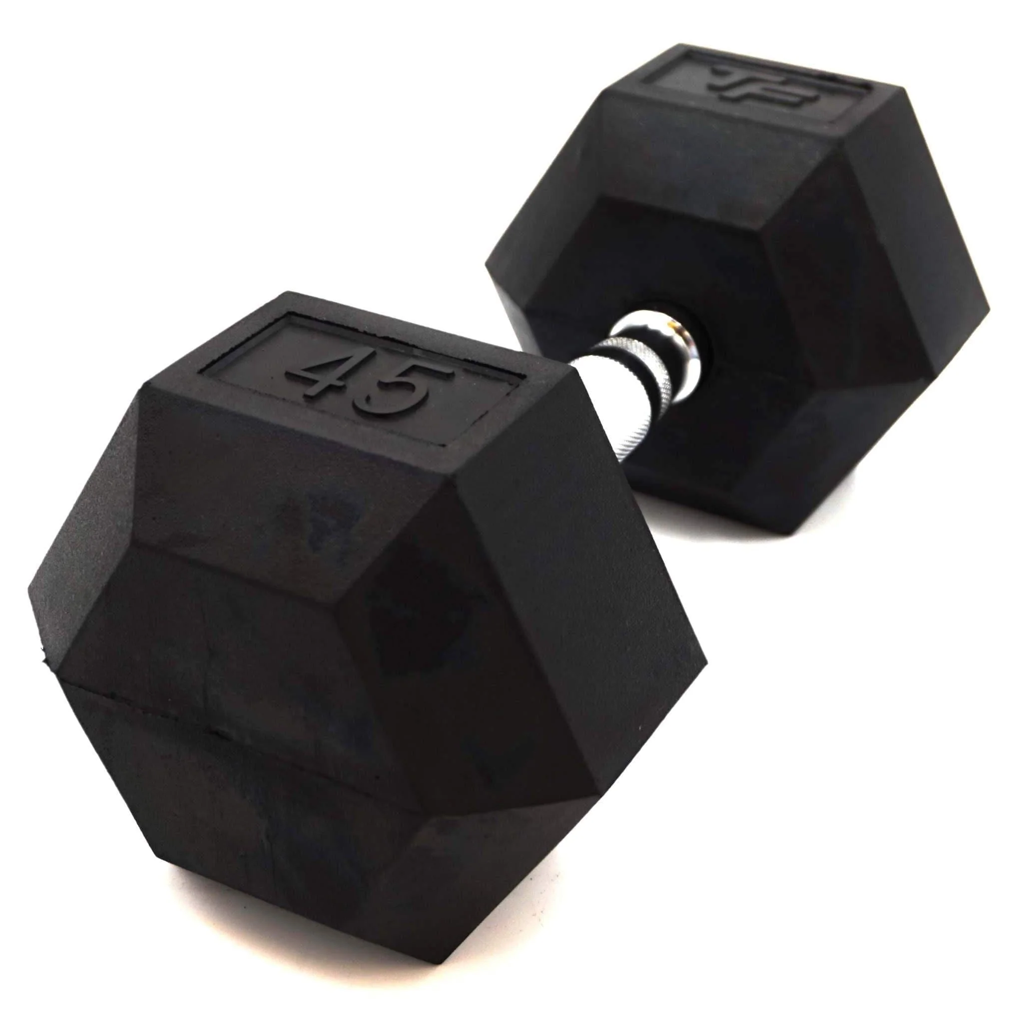 Top Fitness Rubber Hex Dumbbell - Image 14