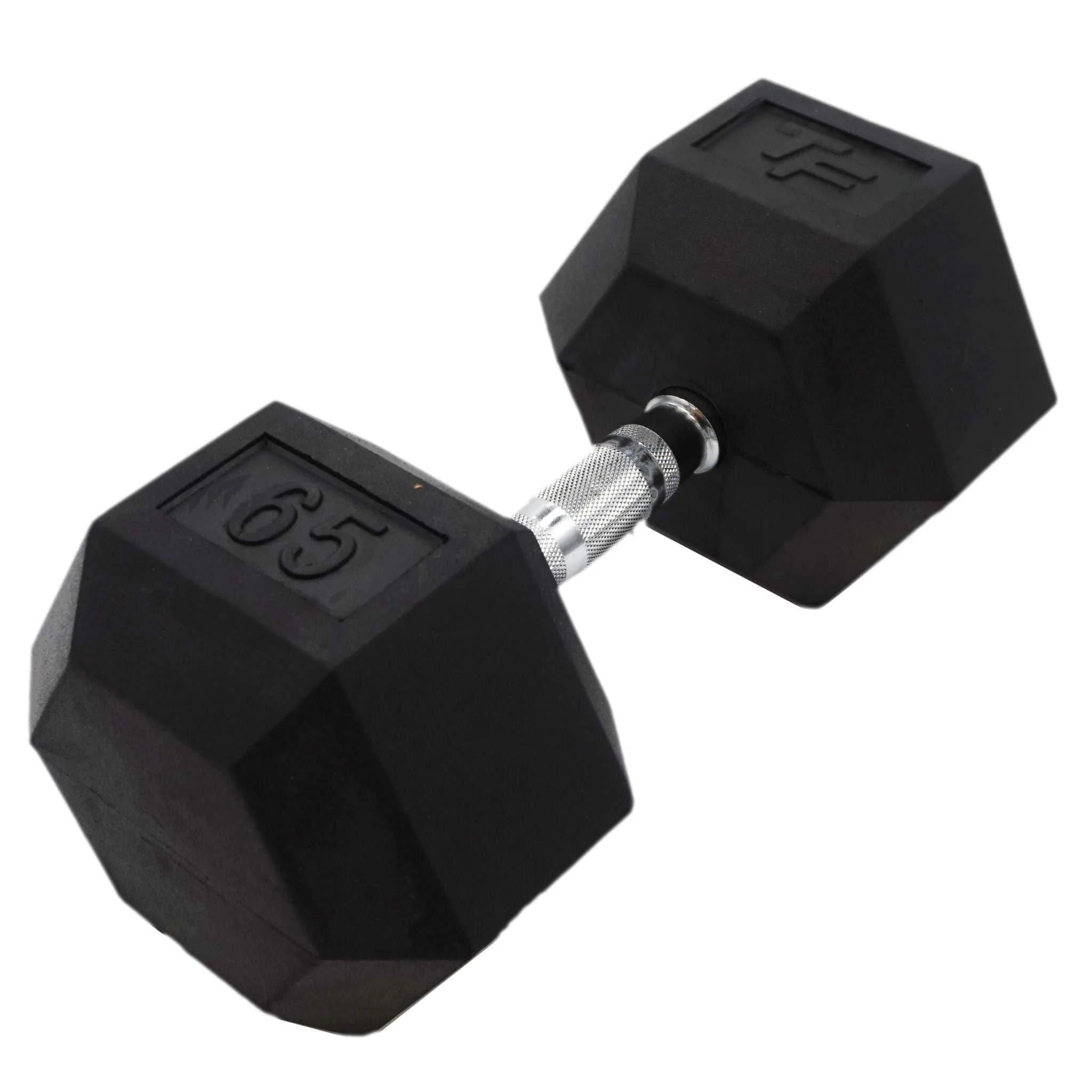 Top Fitness Rubber Hex Dumbbell - Image 18