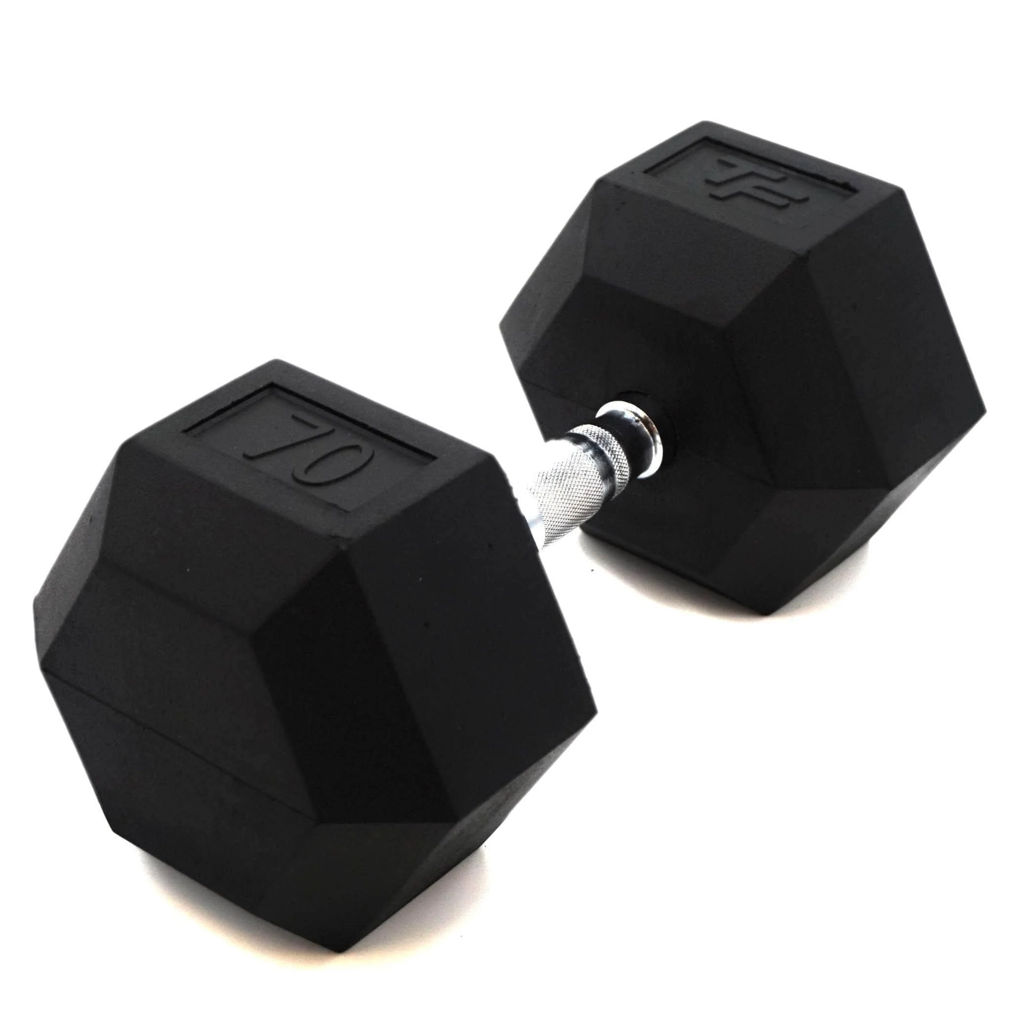 Top Fitness Rubber Hex Dumbbell - Image 19