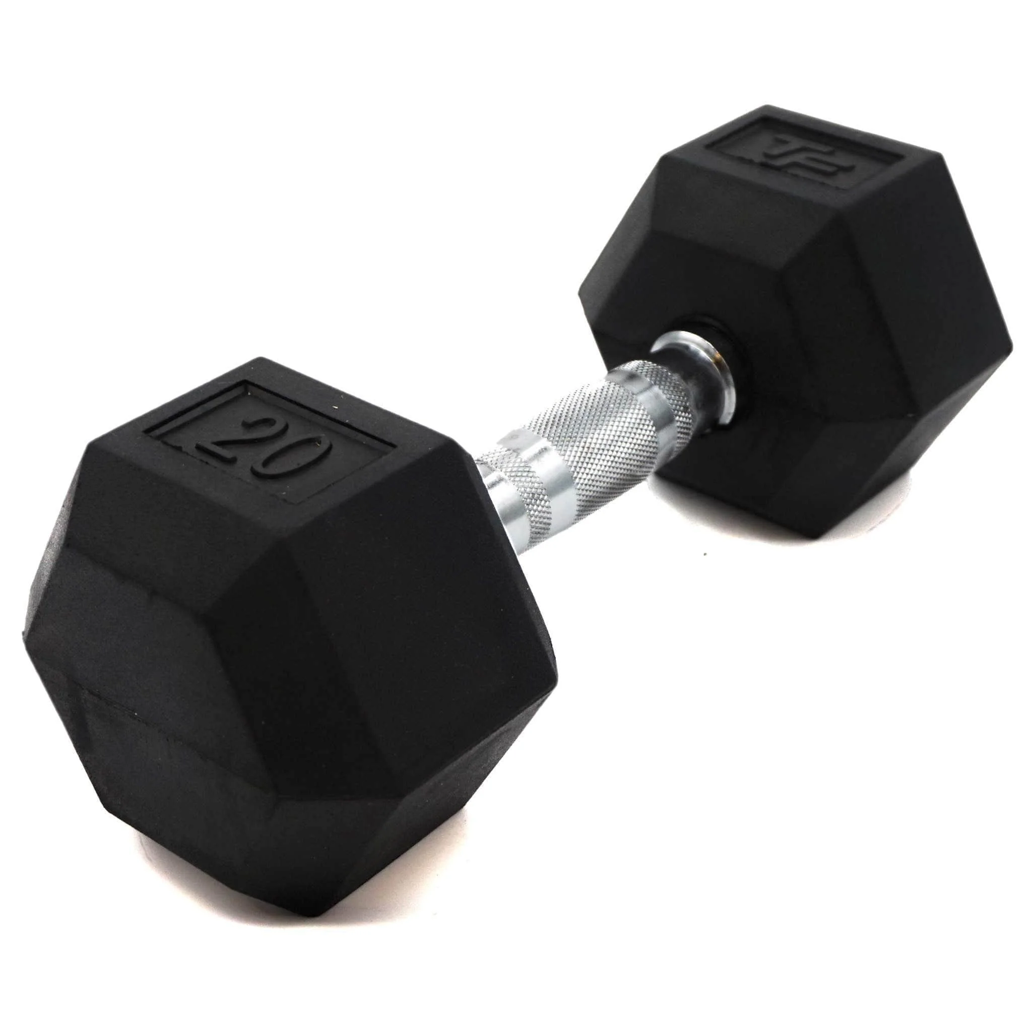 Top Fitness Rubber Hex Dumbbell - Image 9