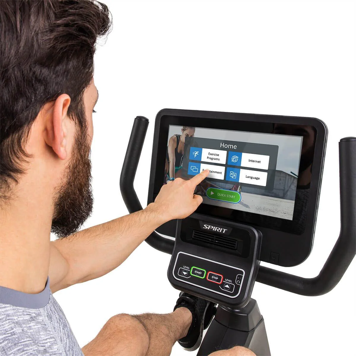 Spirit Fitness CR800ENT Recumbent Bike - Image 25