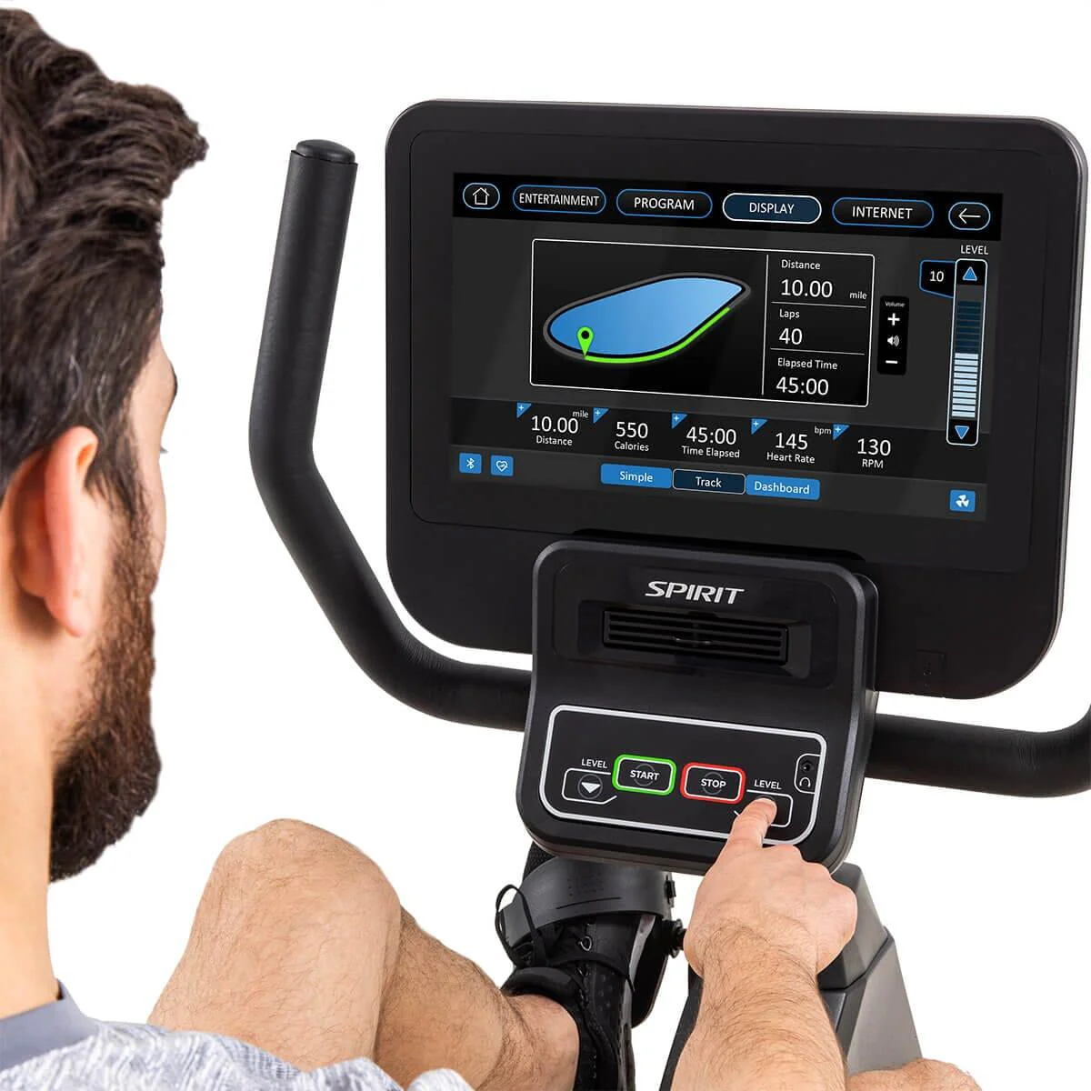 Spirit Fitness CR800ENT Recumbent Bike - Image 26