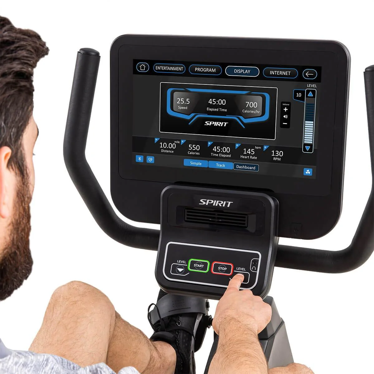 Spirit Fitness CR800ENT Recumbent Bike - Image 28