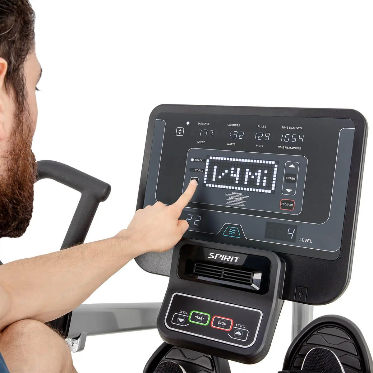 Spirit Fitness CRS800S Recumbent Stepper - Image 14