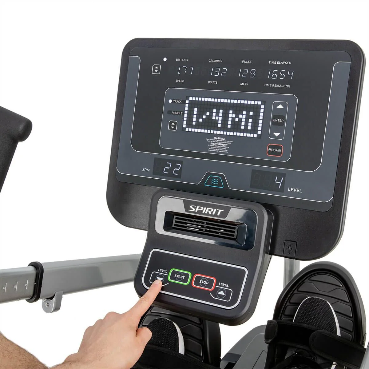 Spirit Fitness CRS800S Recumbent Stepper - Image 28