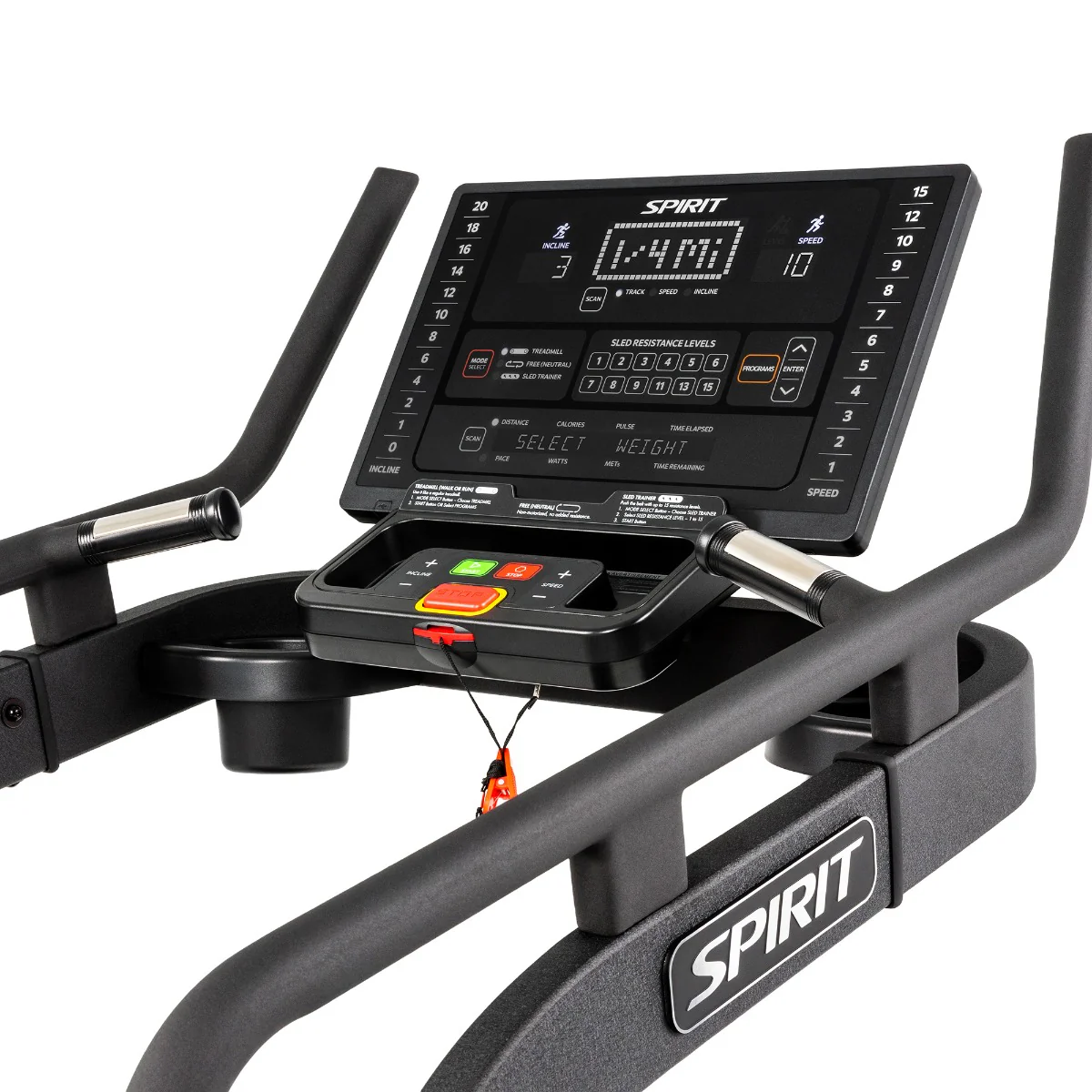Spirit Fitness CTSBS900 Slat Belt Sled Treadmill - Image 10