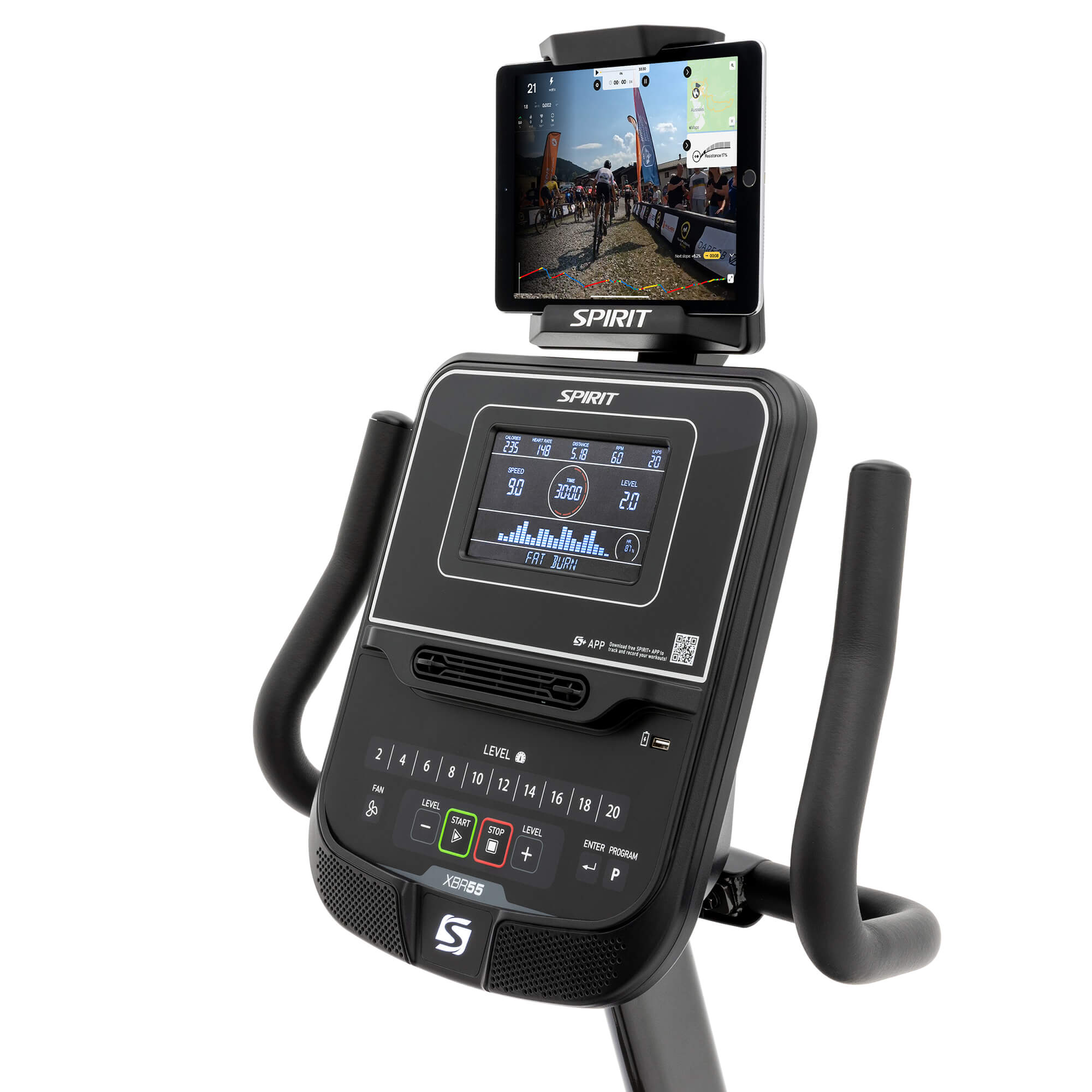 Spirit Fitness XBR55 Recumbent Bike - Image 10