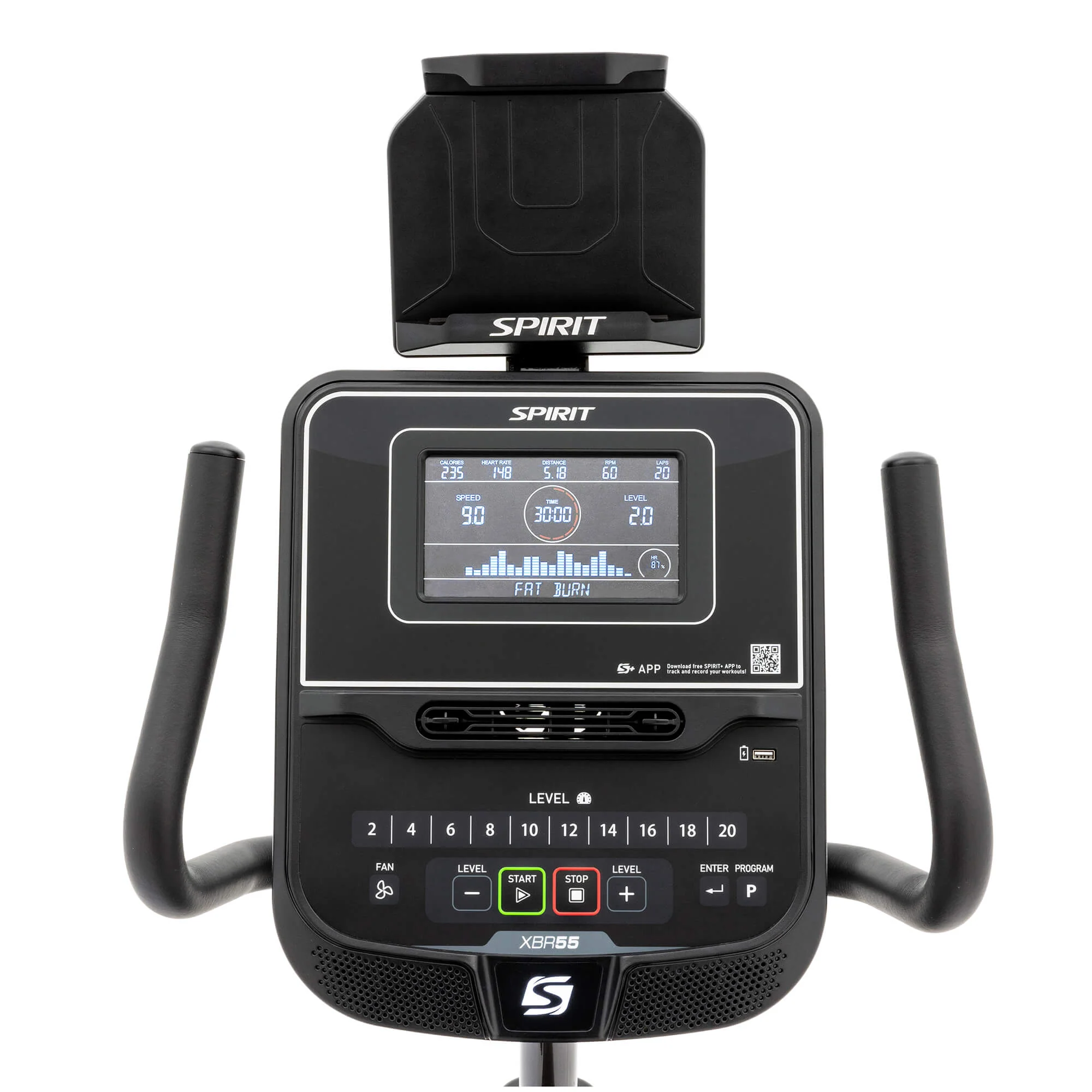 Spirit Fitness XBR55 Recumbent Bike - Image 7