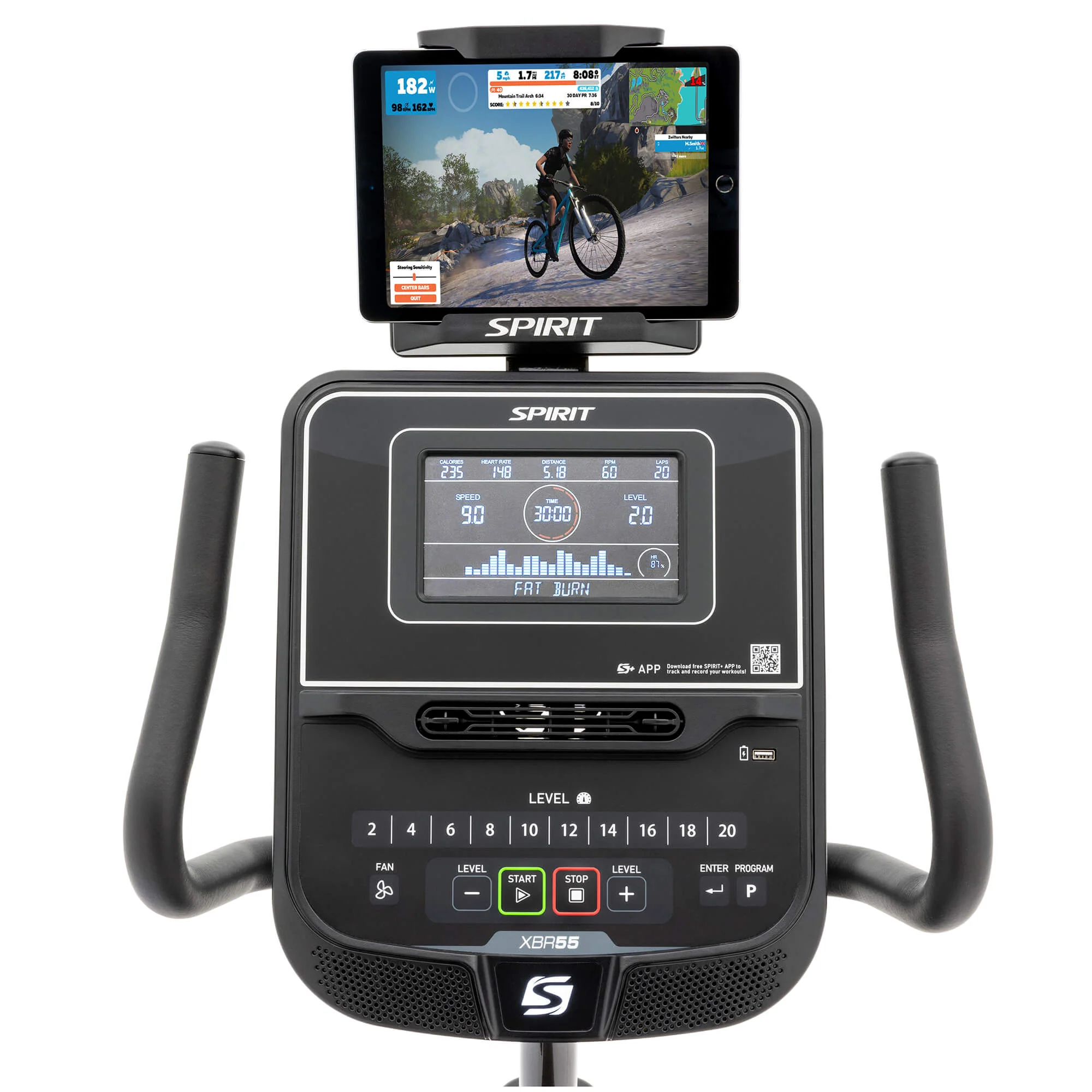 Spirit Fitness XBR55 Recumbent Bike - Image 8