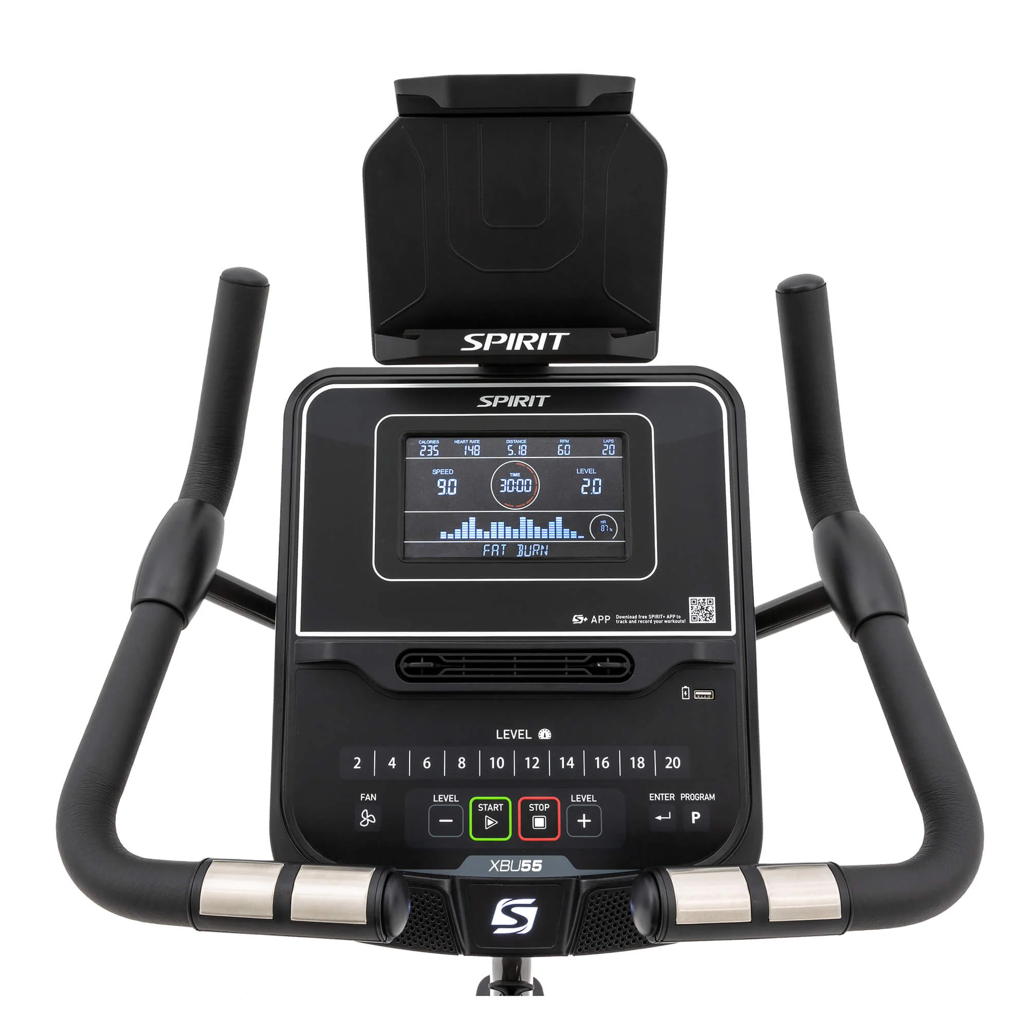 Spirit Fitness XBU55 Upright Bike - Image 7