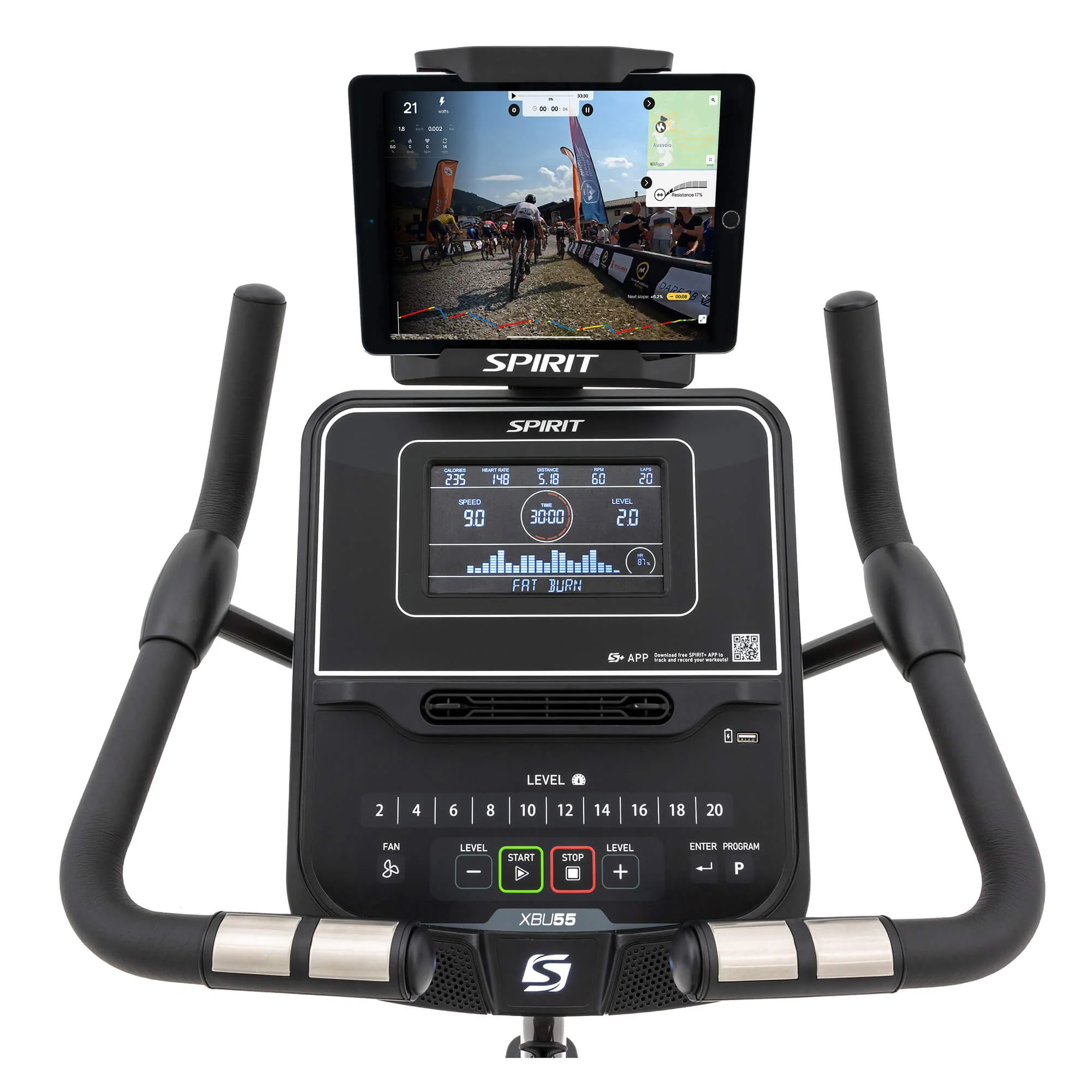 Spirit Fitness XBU55 Upright Bike - Image 8