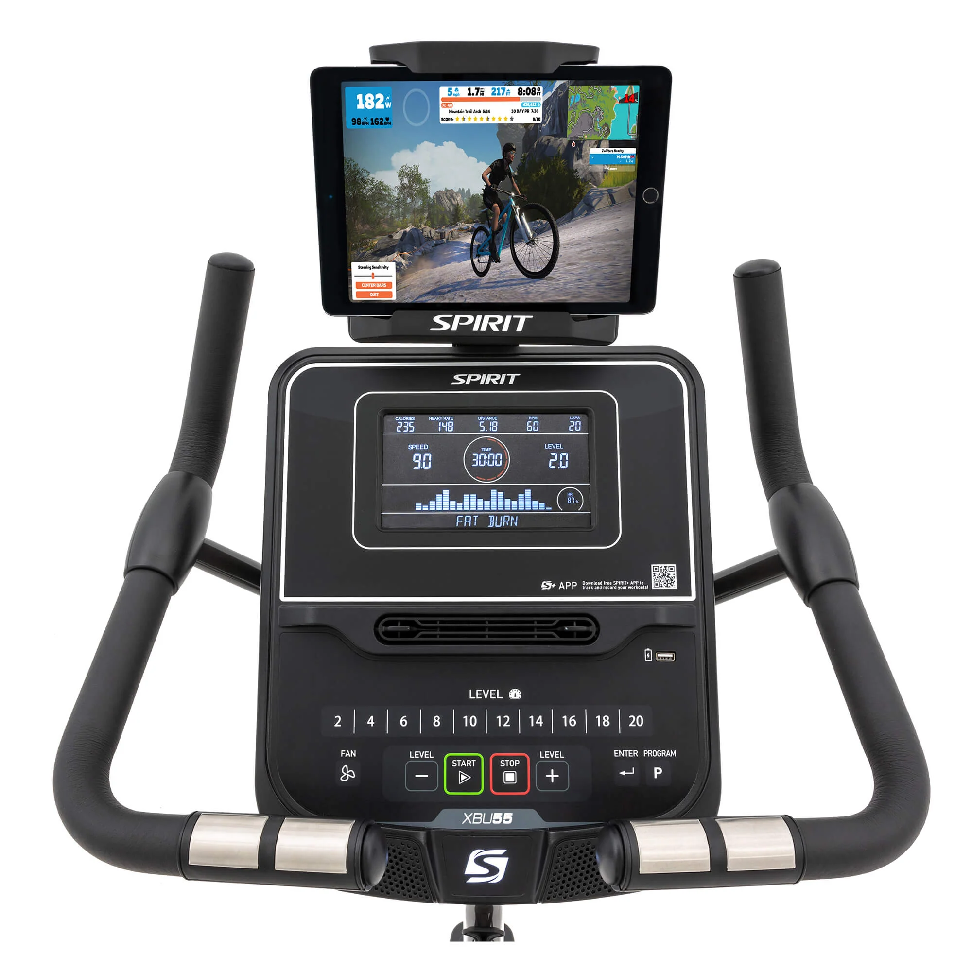 Spirit Fitness XBU55 Upright Bike - Image 9