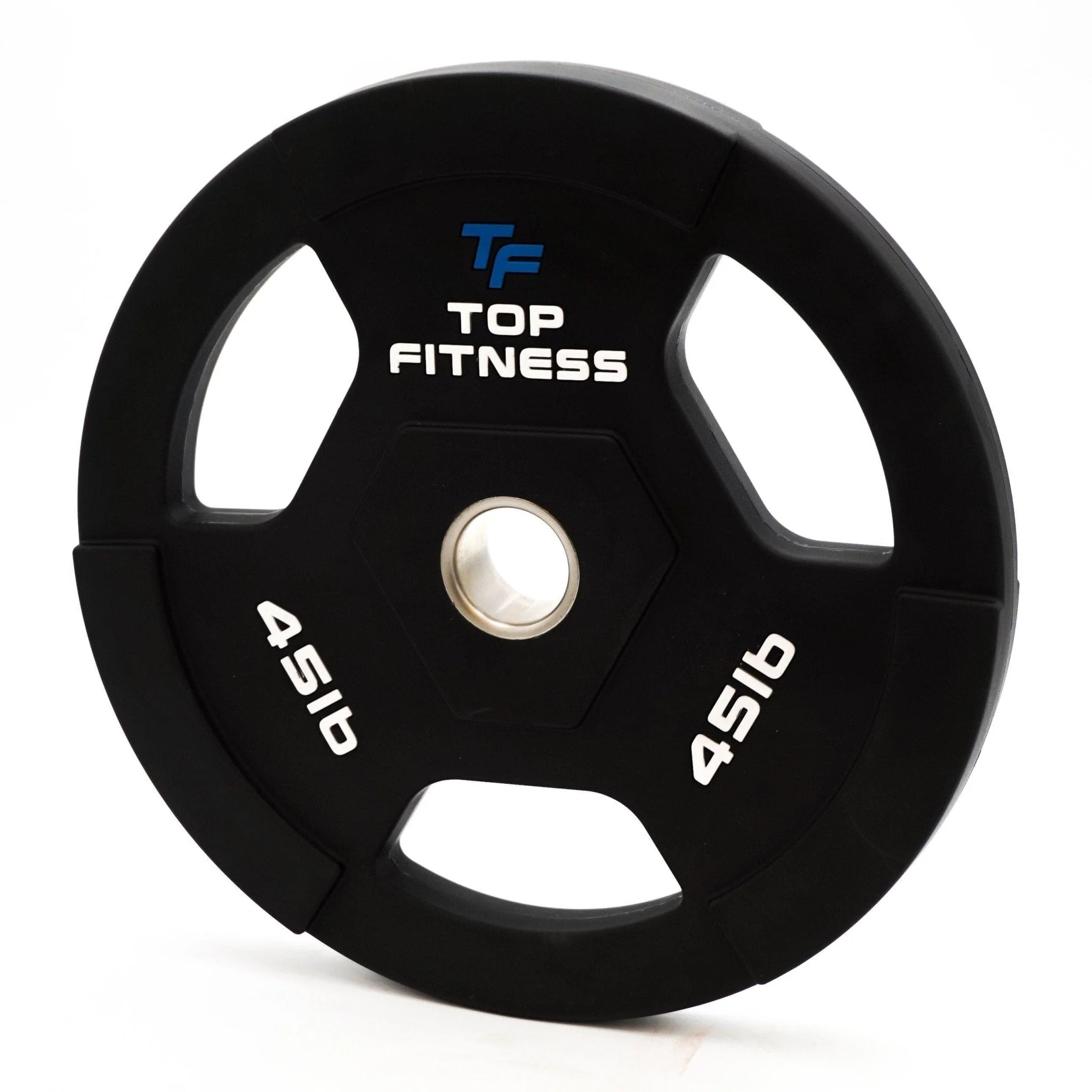 Top Fitness Olympic Urethane Grip Plate - Image 6