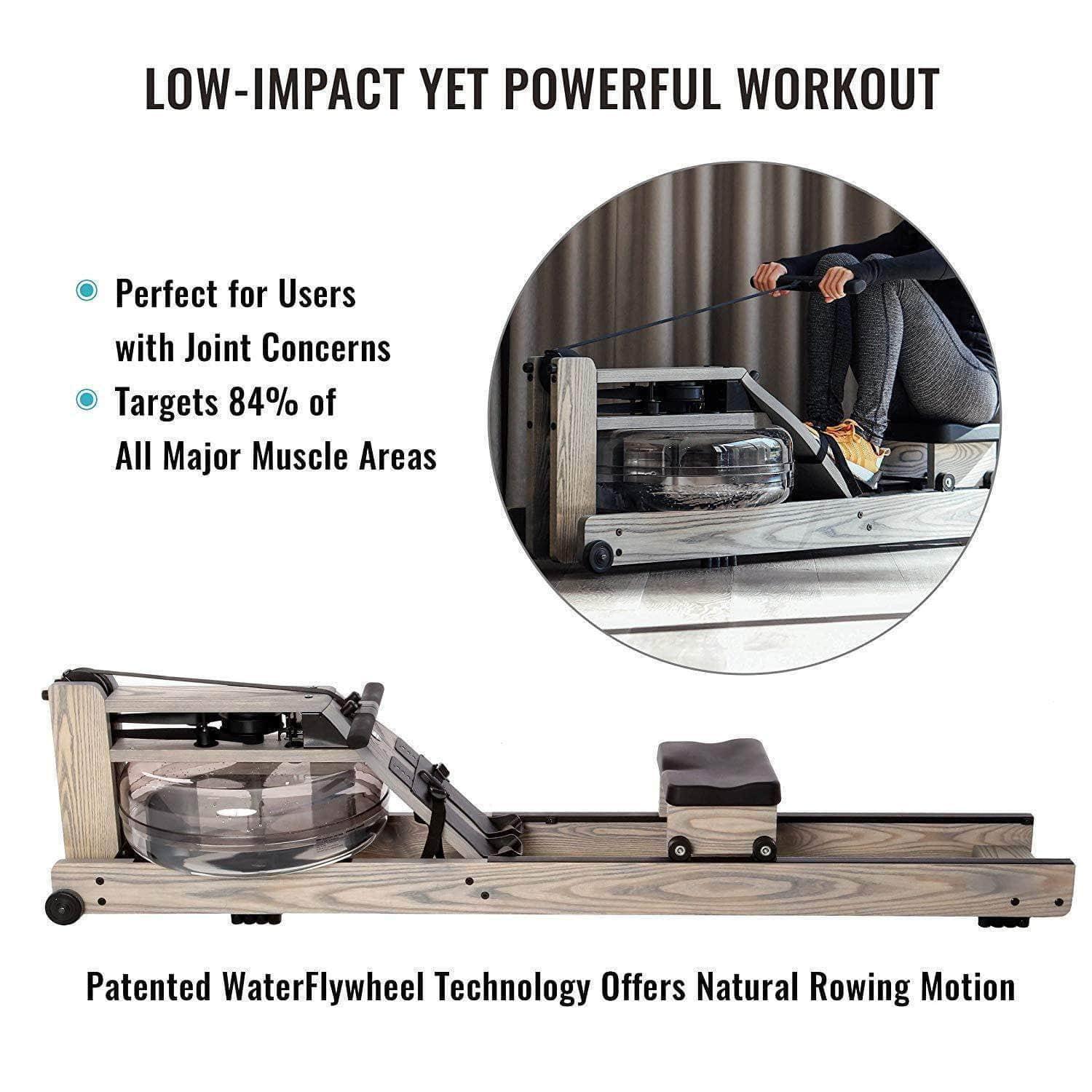WaterRower Driftwood Rowing Machine - Image 4